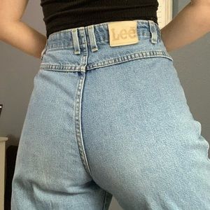 Vintage Lee High Waisted Mom Jeans